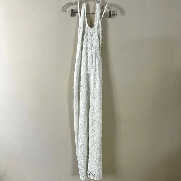 Lovers and Friends Eloise Embellished Maxi Dress in White Medium NEW! W/ tags! - Picture 2 of 7